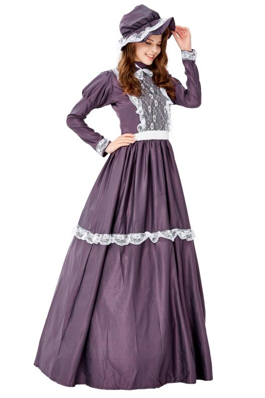 F1949 Womens Medieval Renaissance Ladies Dress Cosplay Masquerade Costume